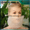 Surgical detectable nylon beard cover with metal stripe